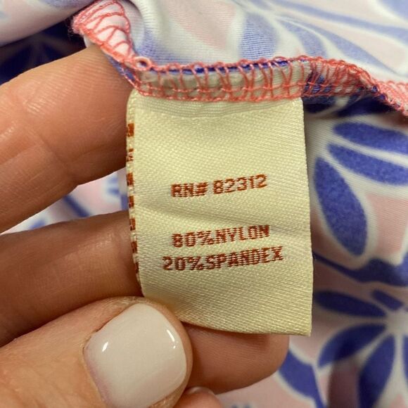 Aryeh Peach & Purple U Beck Long Sleeve Dress Size Small NEW - Picture 6 of 7